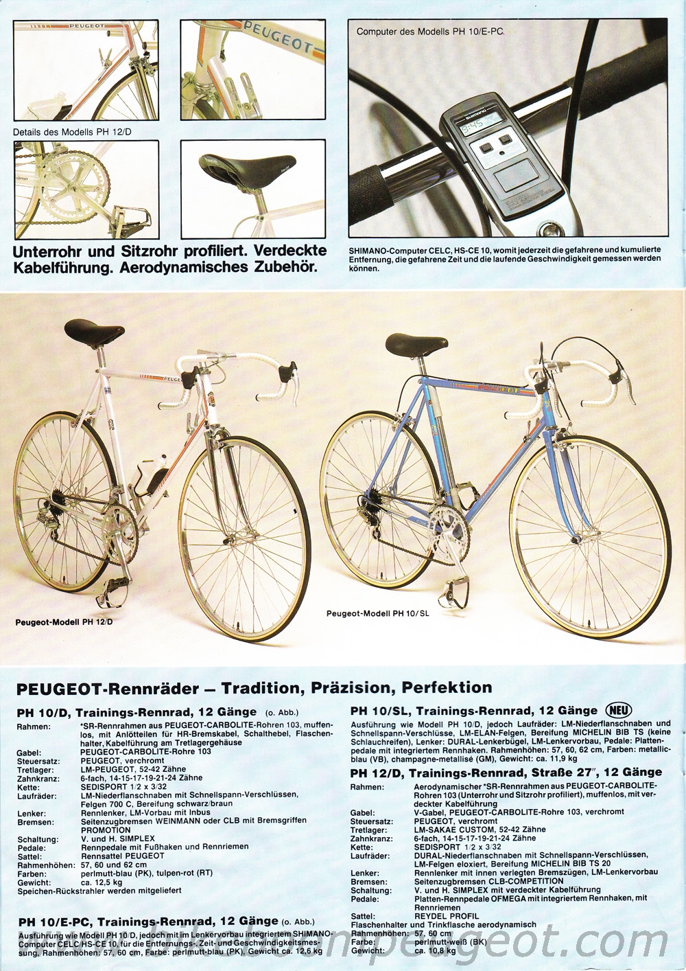 Peugeot 1983 Germany Brochure